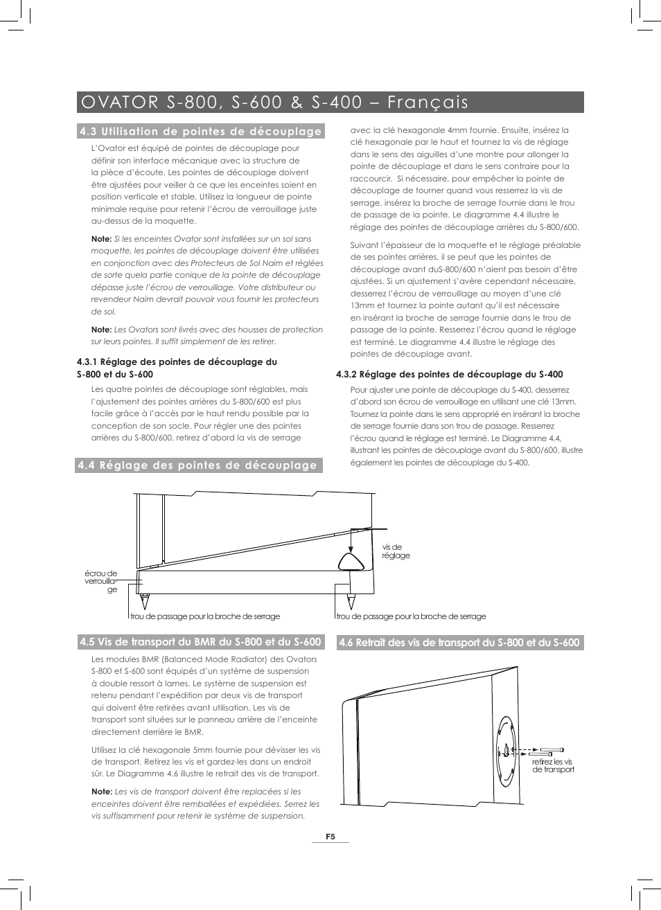 Naim Audio Ovator S-800 User Manual | Page 22 / 72