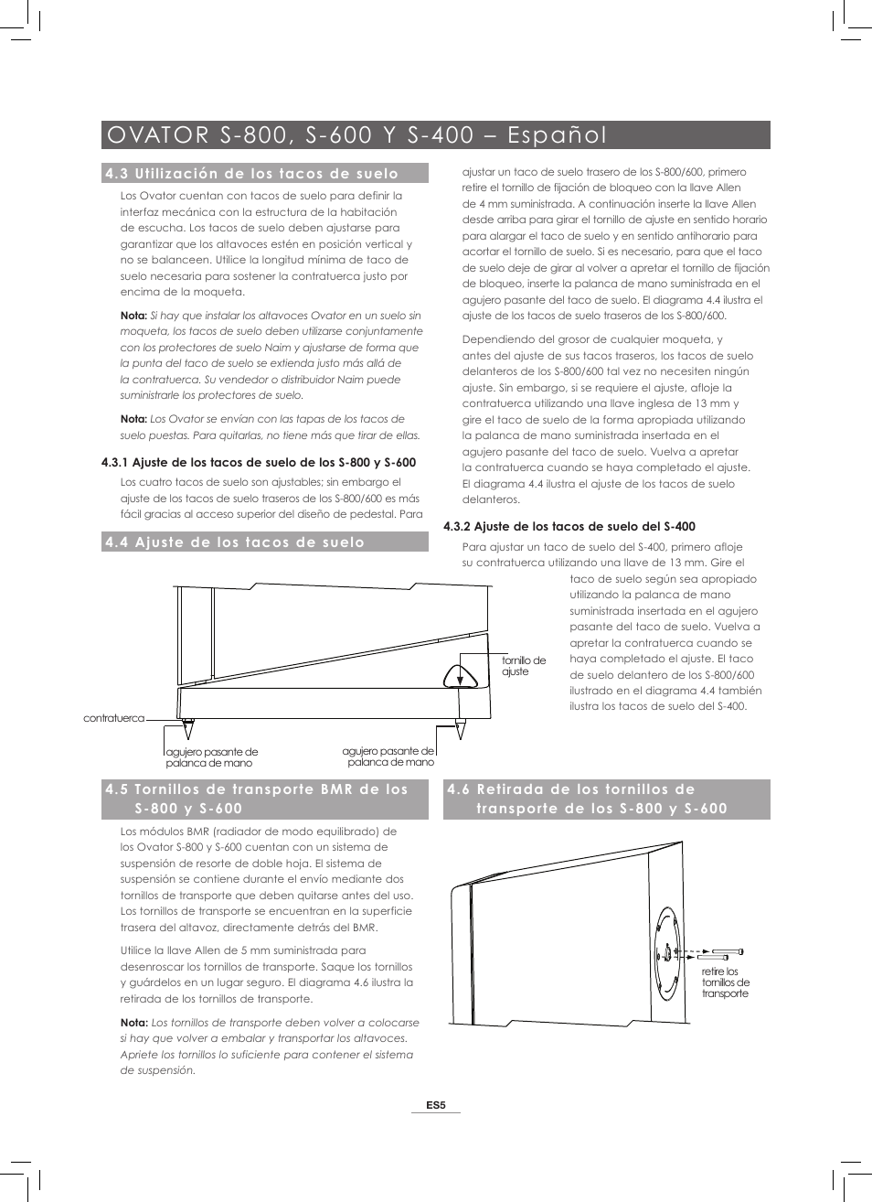 Naim Audio Ovator S-800 User Manual | Page 38 / 72