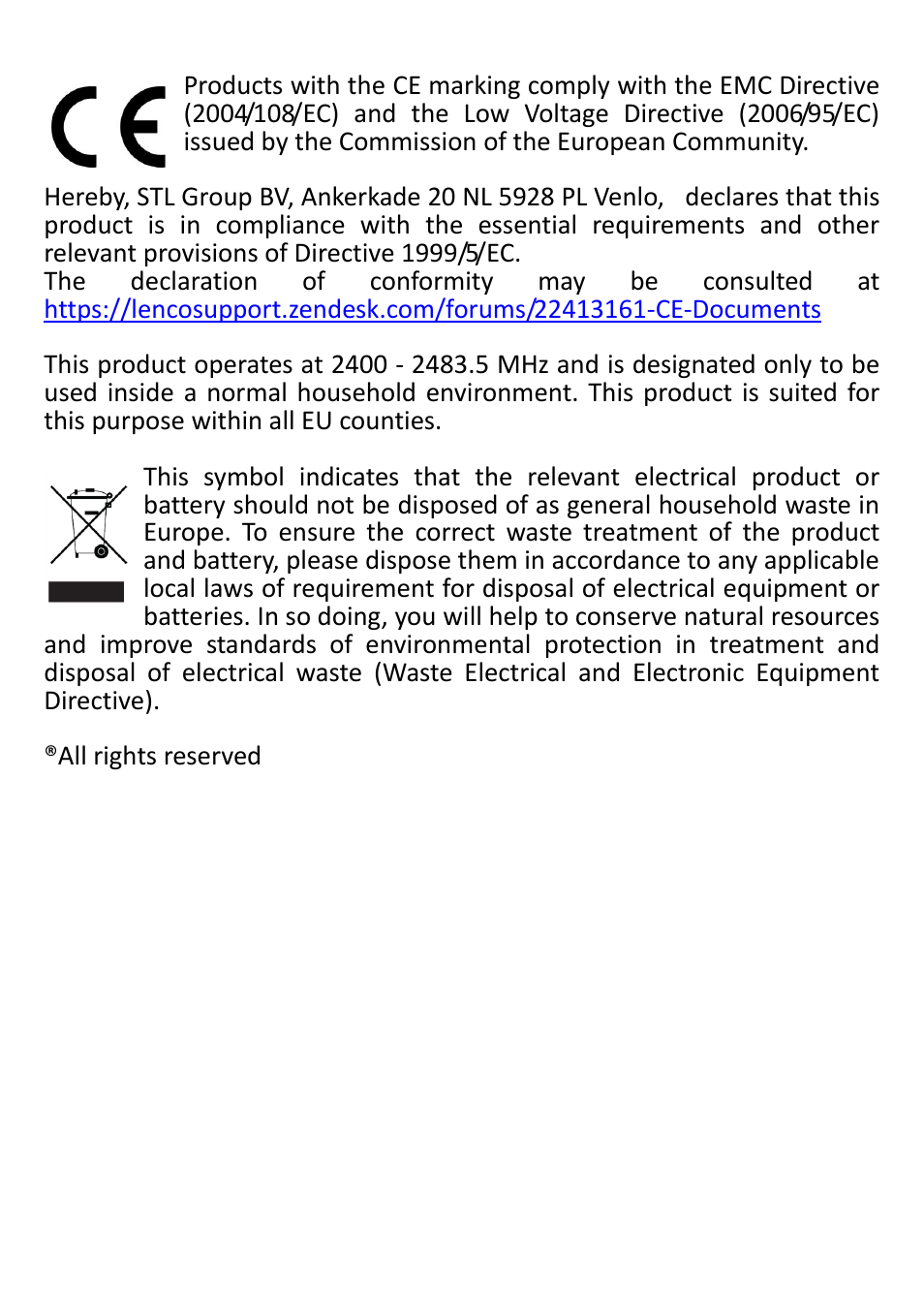 Lenco Boost-4 User Manual | Page 5 / 5