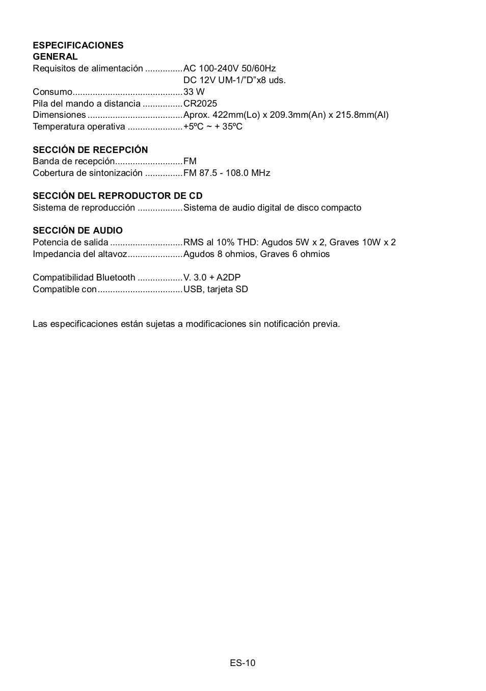 Lenco Boost-8 User Manual | Page 22 / 60