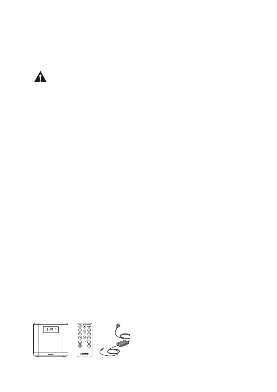 What is in the box | Lenco BT-4304 User Manual | Page 3 / 14