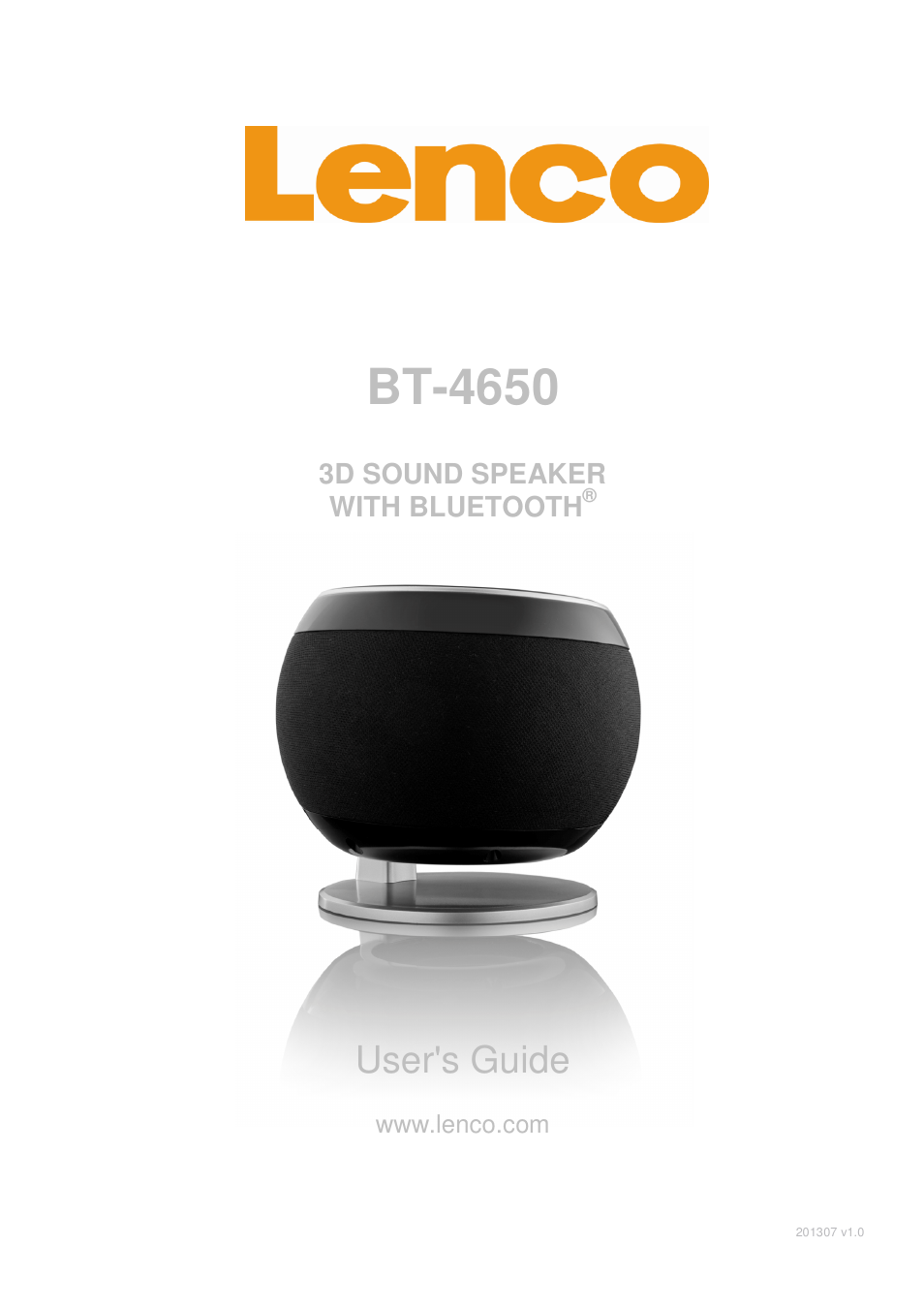 Lenco BT-4650 User Manual | 9 pages