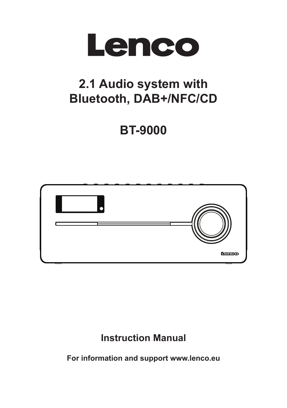 Lenco BT-9000 User Manual | 71 pages