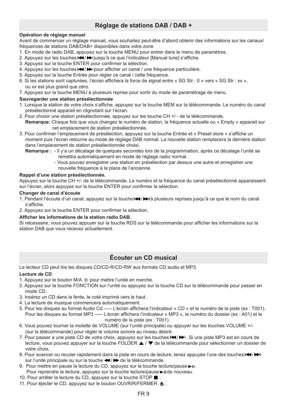 Lenco BT-9000 User Manual | Page 37 / 71