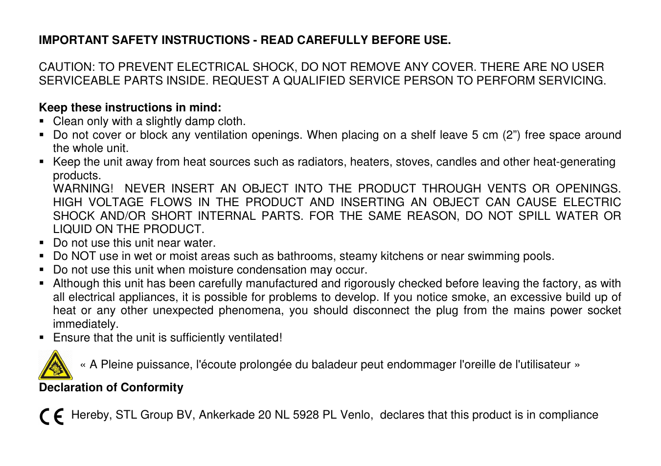 Lenco BTA-101 User Manual | Page 8 / 9