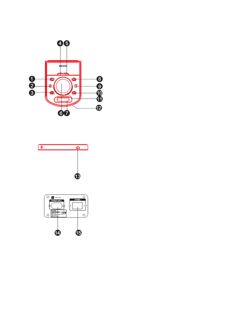 Exploring the device | Lenco BTT-1 User Manual | Page 5 / 16
