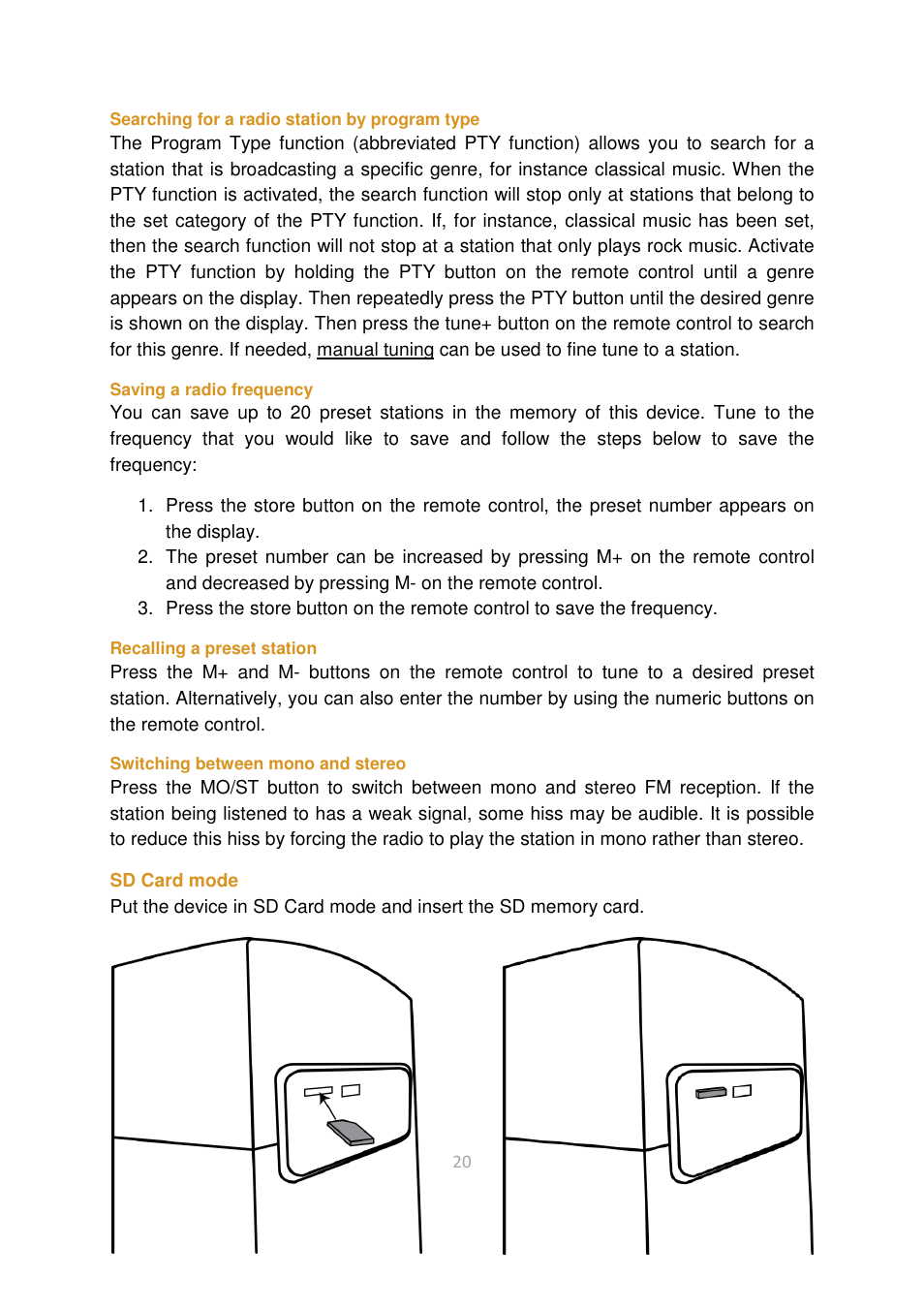 Lenco BTT-2 User Manual | Page 20 / 39