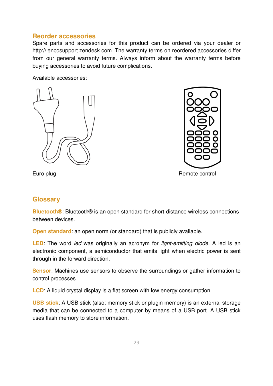 Lenco BTT-2 User Manual | Page 29 / 39