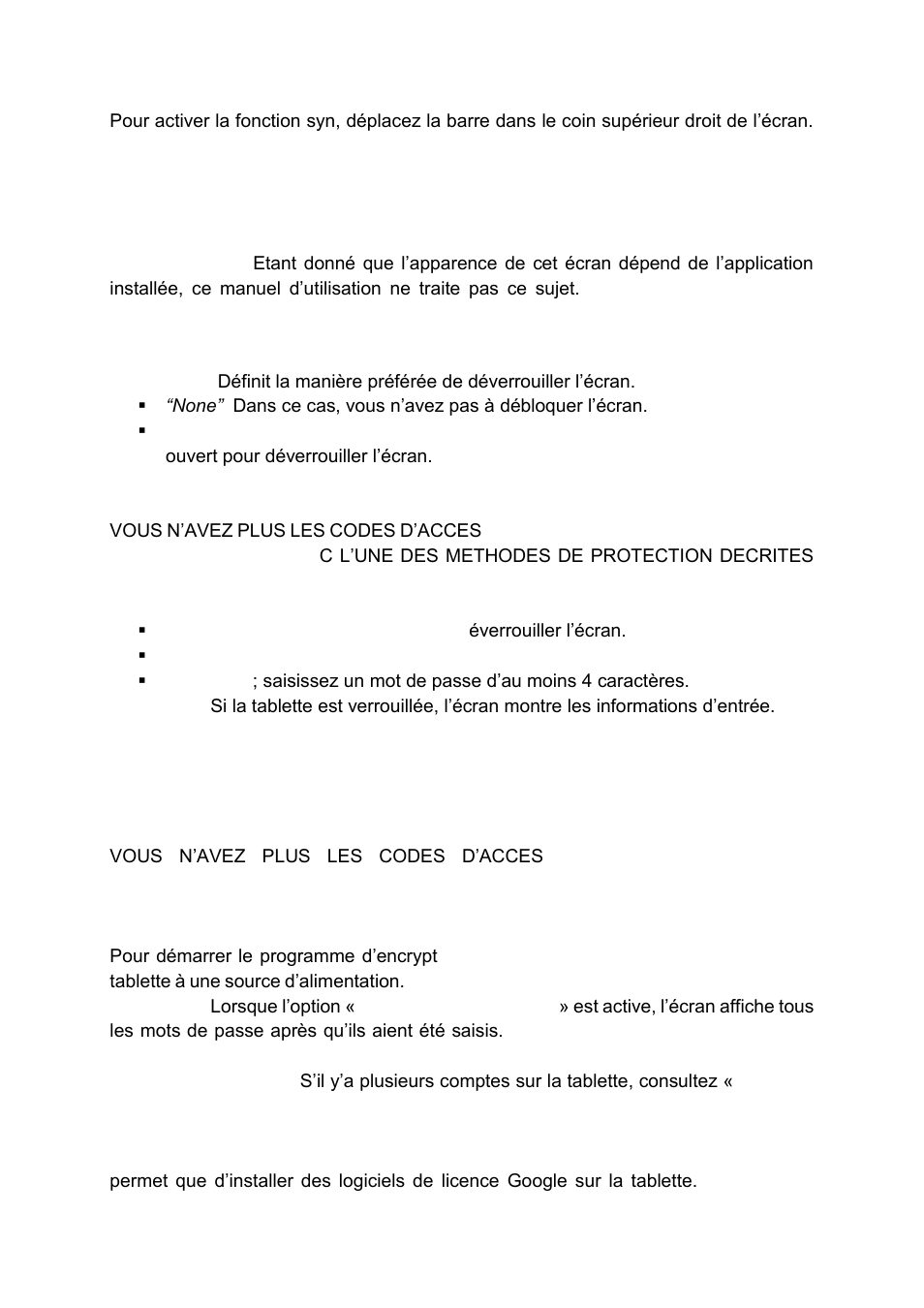 Personnel, services de géo-localisation, Personnel, sécurité | Lenco CARTAB-920 User Manual | Page 119 / 171