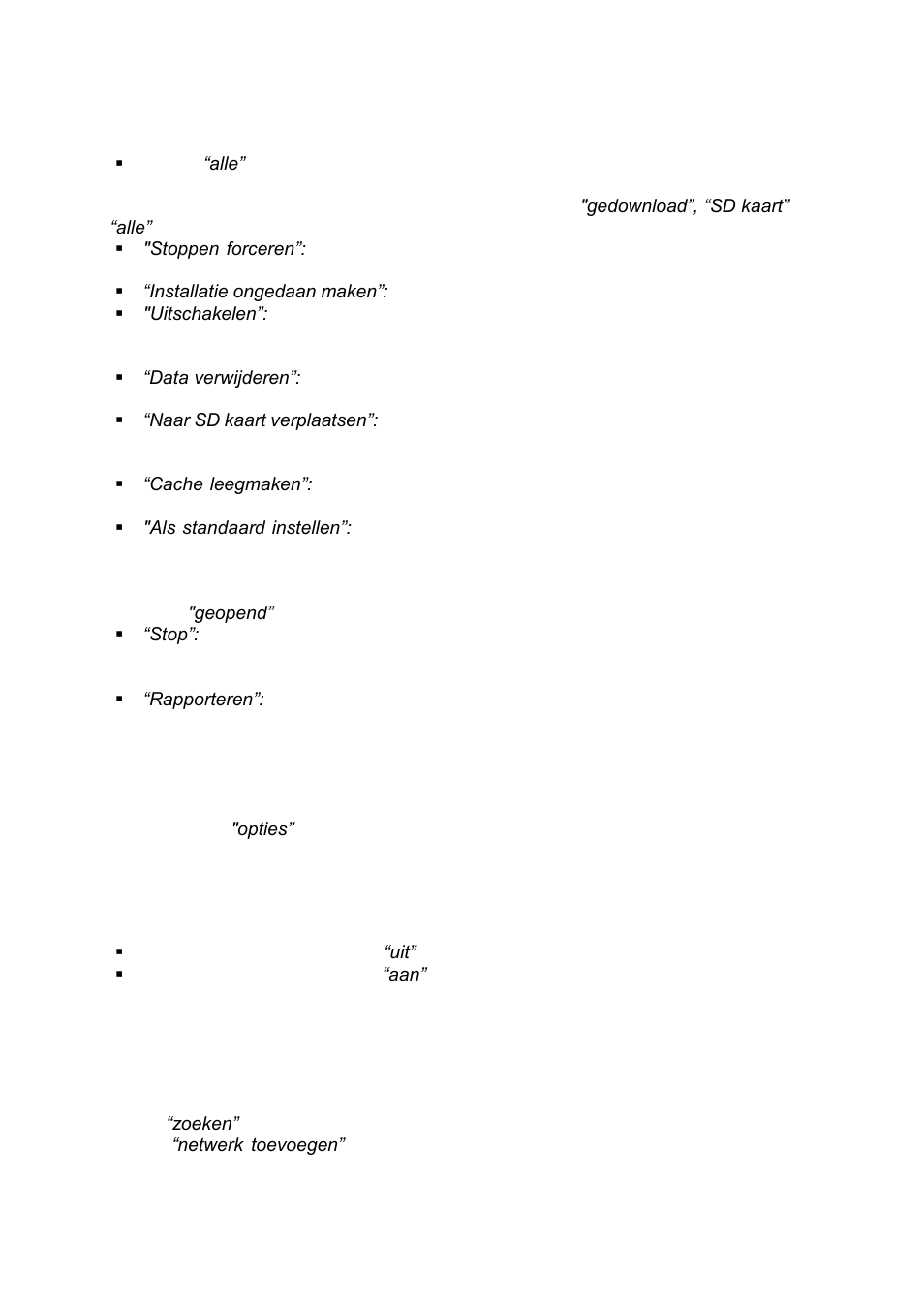 Systeeminstellingen, Draadloos & netwerken | Lenco CARTAB-920 User Manual | Page 80 / 171