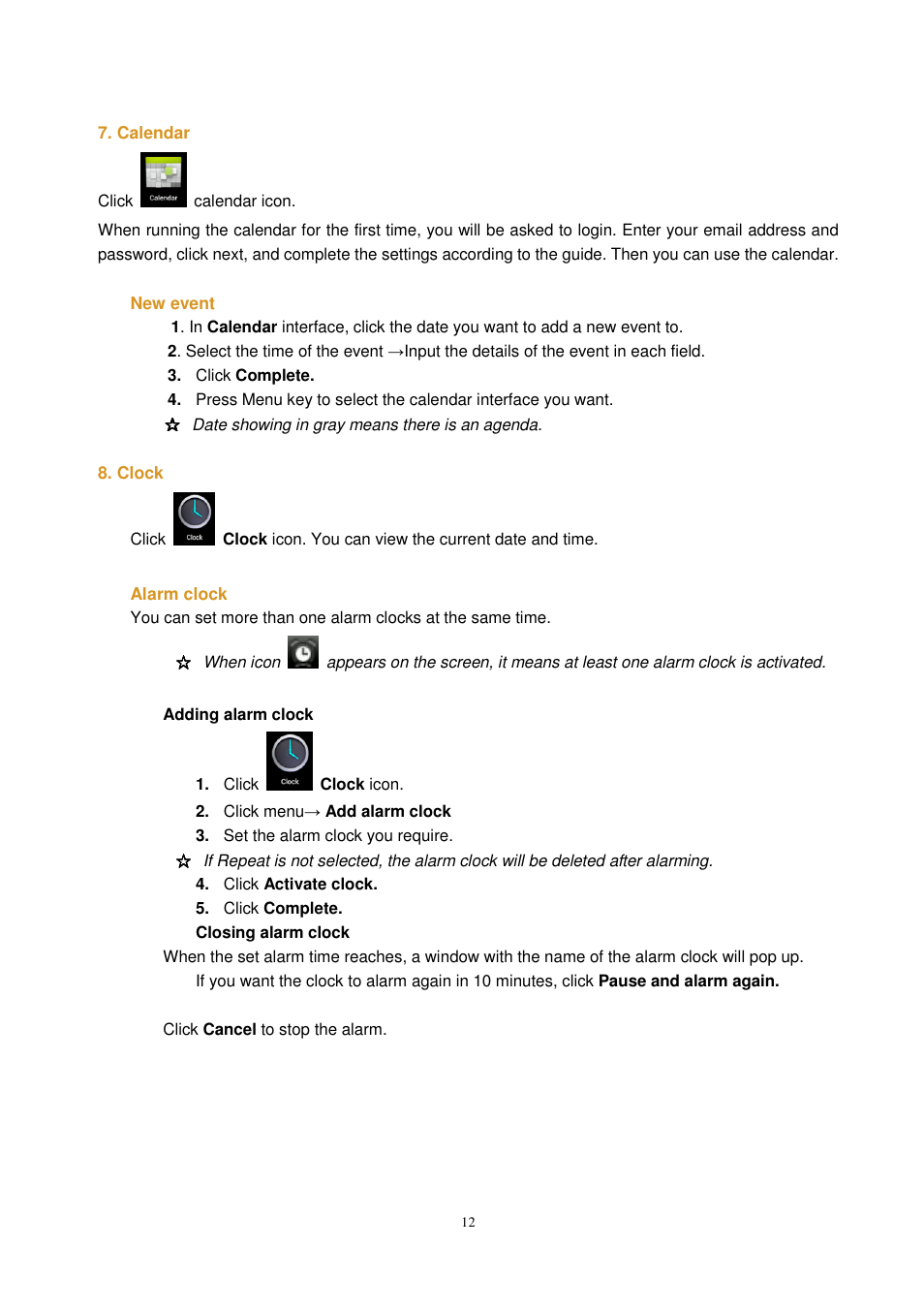 Lenco CARTAB-925 User Manual | Page 12 / 23