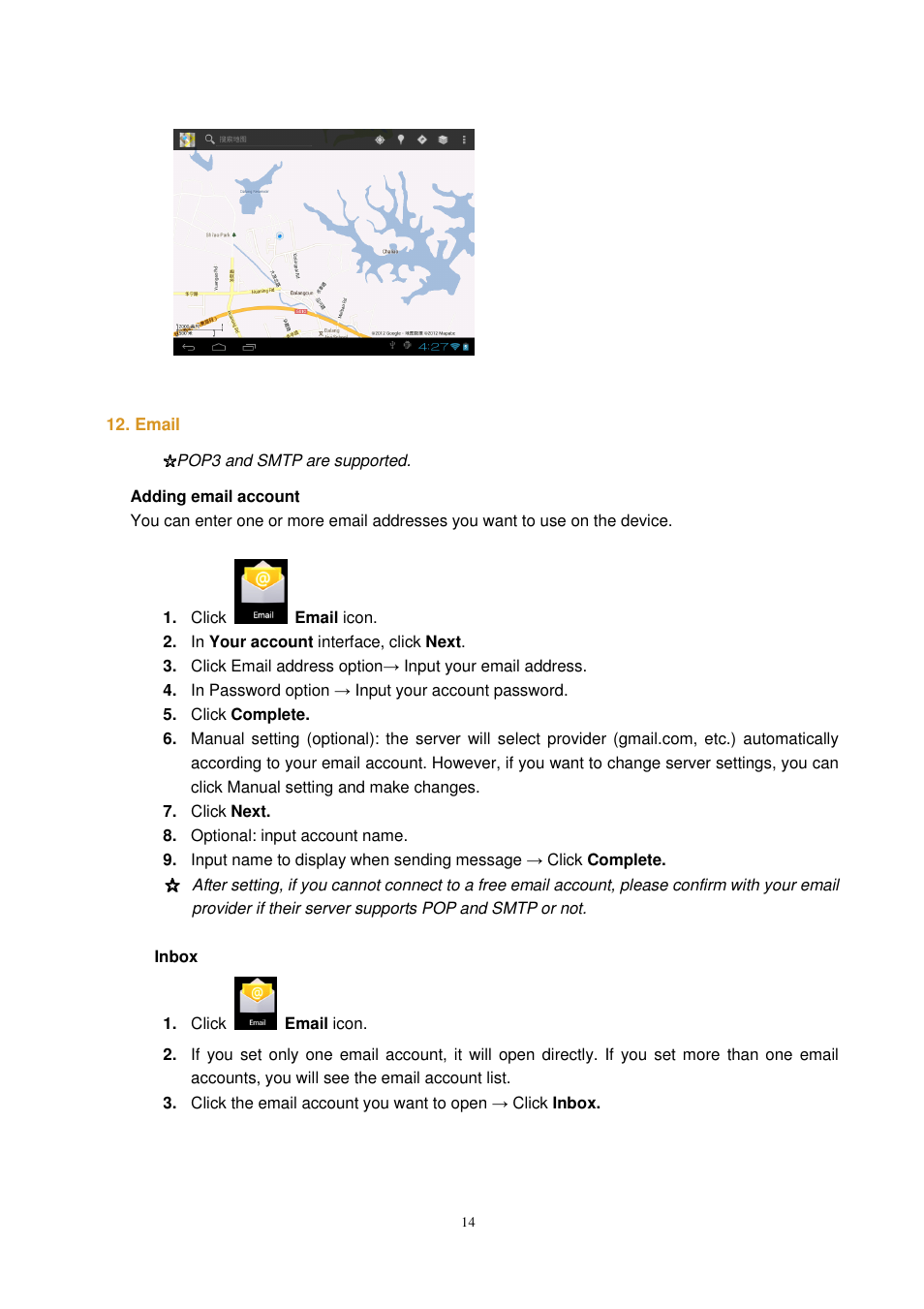 Lenco CARTAB-925 User Manual | Page 14 / 23
