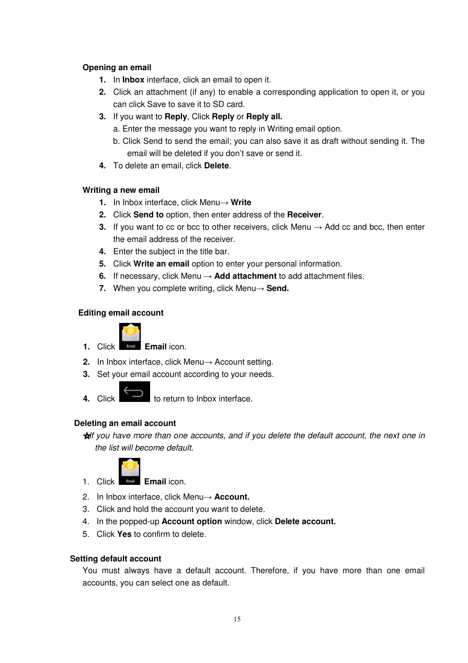 Lenco CARTAB-925 User Manual | Page 15 / 23