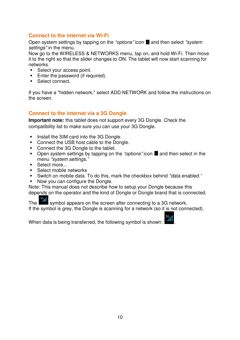 Lenco COOLTAB-70 User Manual | Page 10 / 34