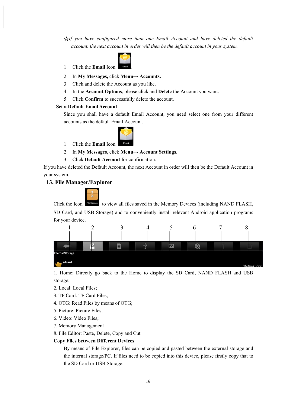 File manager/explorer | Lenco Cooltab-74 User Manual | Page 16 / 25