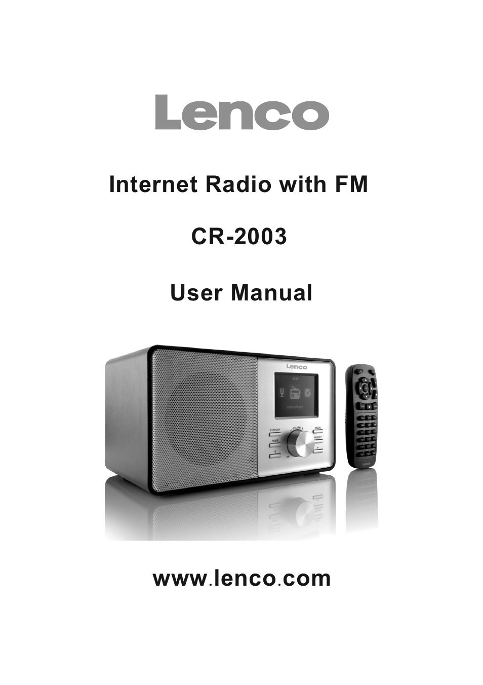 Lenco CR-2003 User Manual | 52 pages