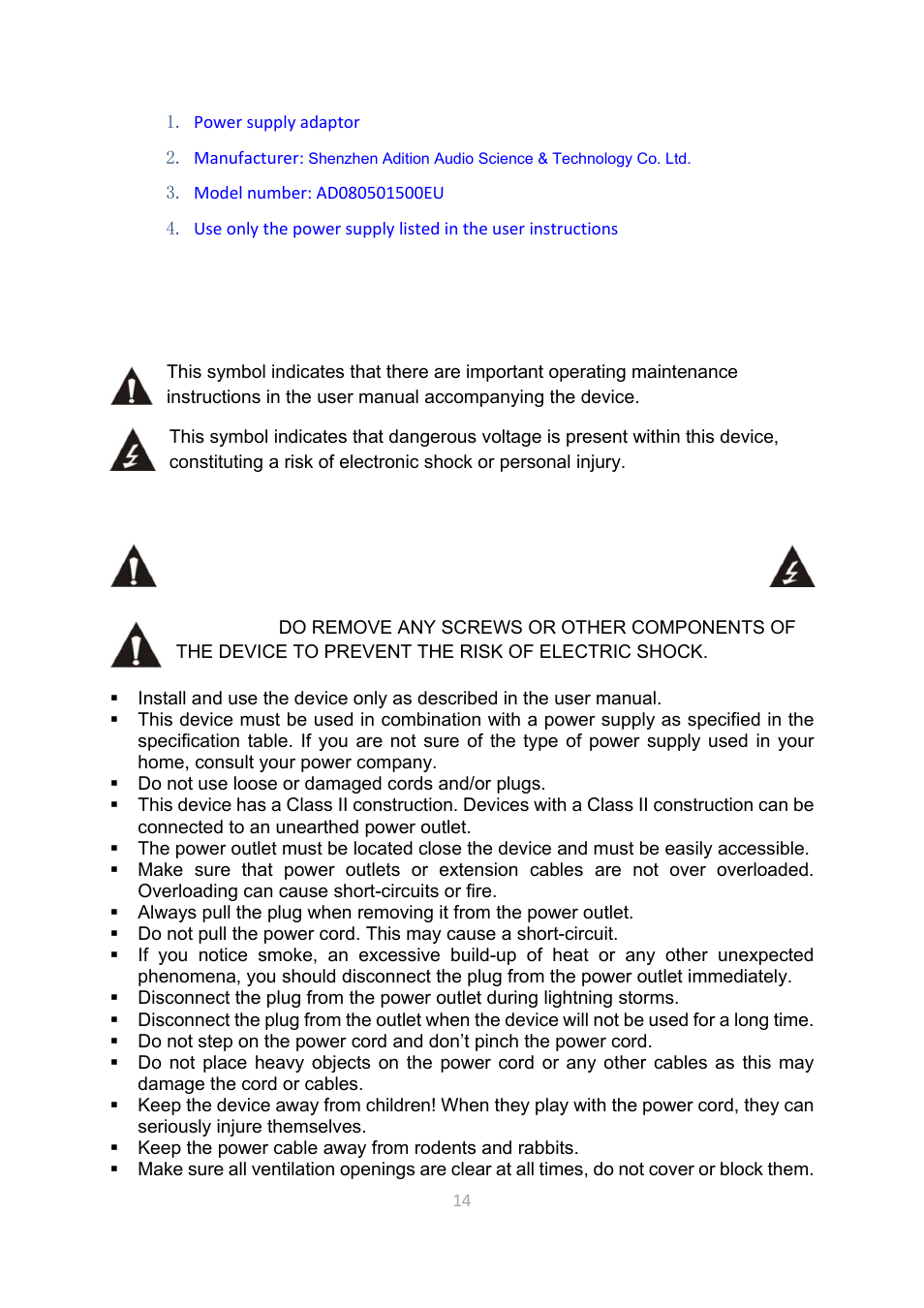 Lenco CR-3306 BT User Manual | Page 14 / 19