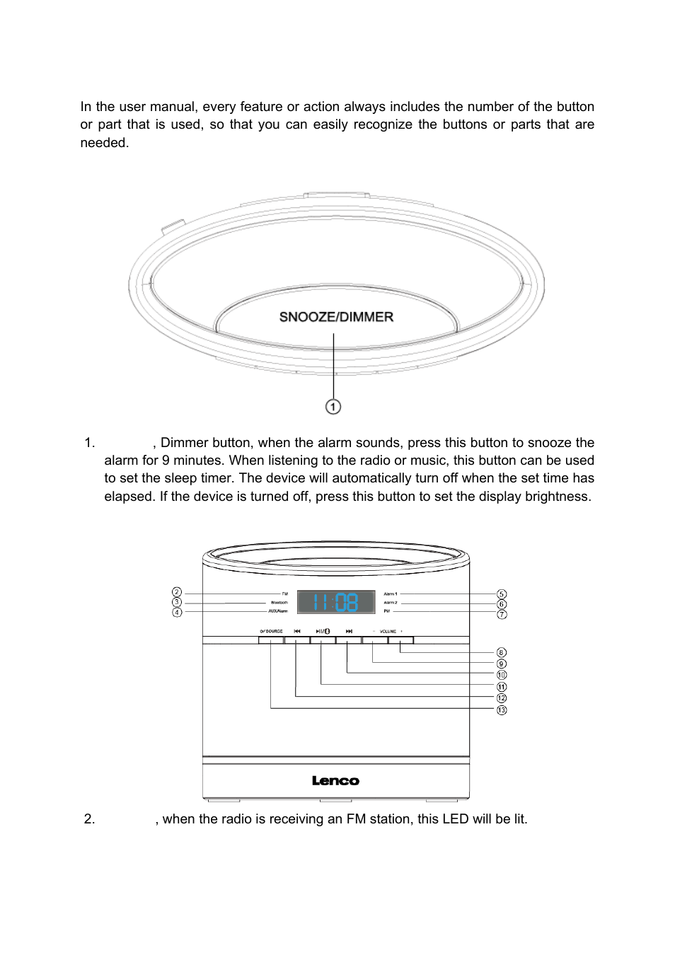 Lenco CR-3306 BT User Manual | Page 5 / 19