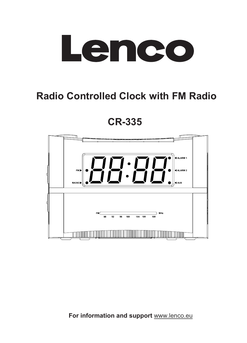 Lenco CR-335 User Manual | 86 pages