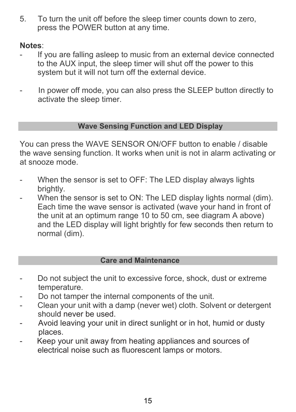 Lenco CR-335 User Manual | Page 15 / 86