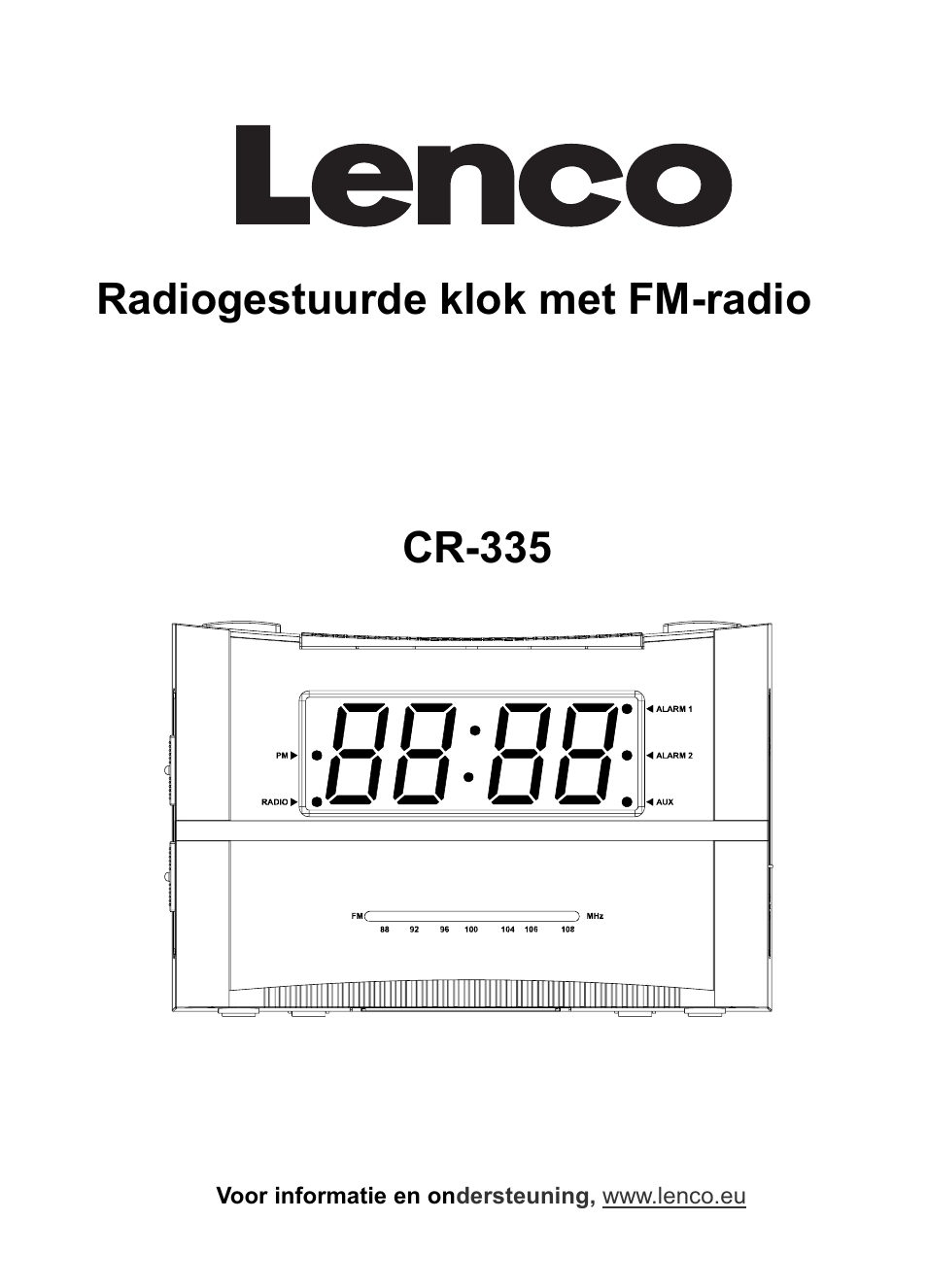 Radiogestuurde klok met fm-radio cr-335 | Lenco CR-335 User Manual | Page 35 / 86