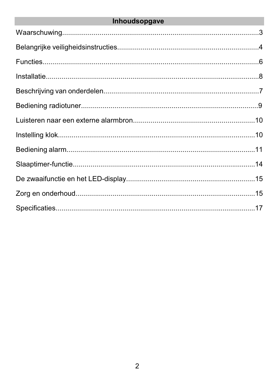 Lenco CR-335 User Manual | Page 36 / 86