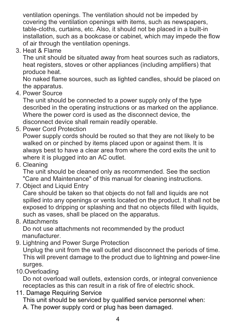 Lenco CR-335 User Manual | Page 4 / 86