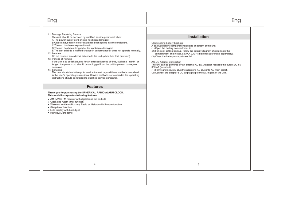 Lenco CRW-1 User Manual | Page 3 / 7