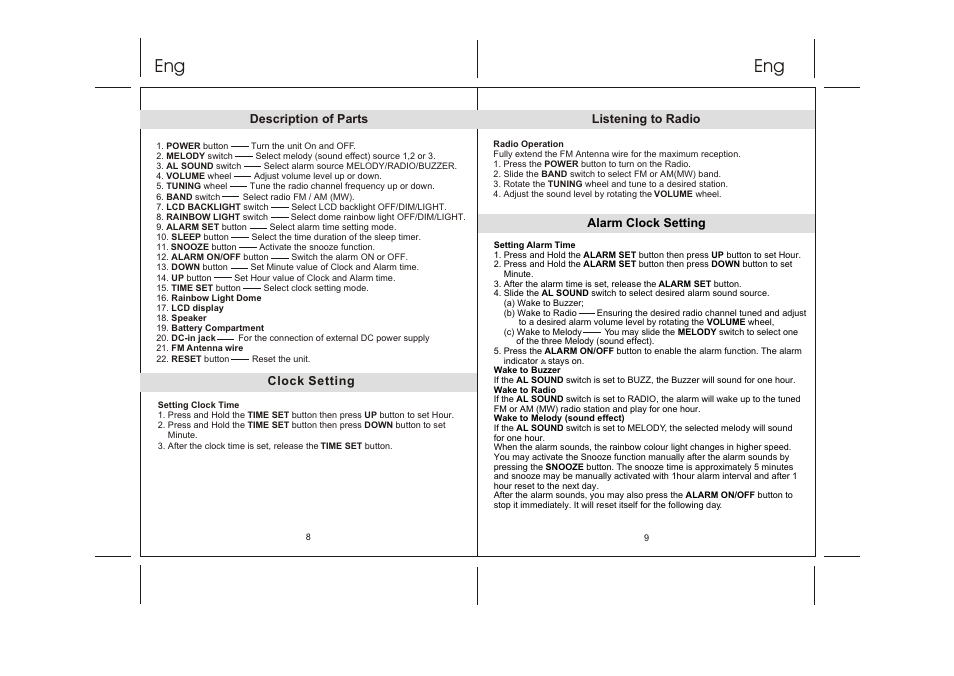 Lenco CRW-1 User Manual | Page 5 / 7