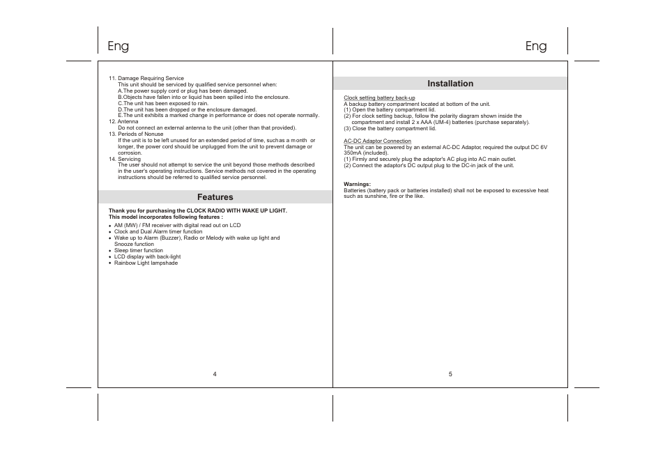 Lenco CRW-2 User Manual | Page 3 / 7