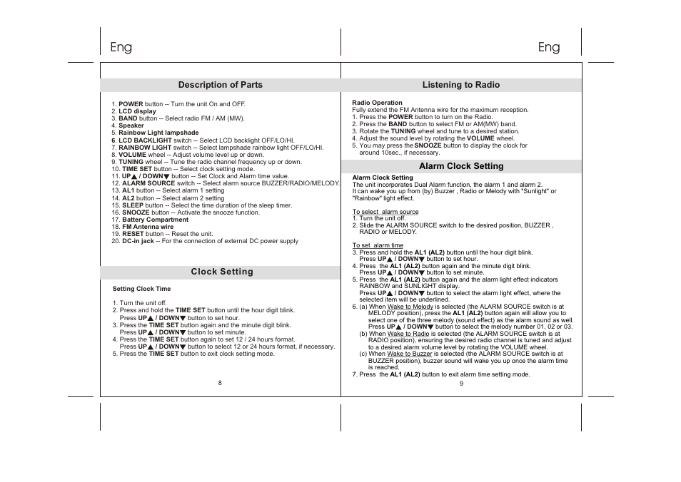 Lenco CRW-2 User Manual | Page 5 / 7