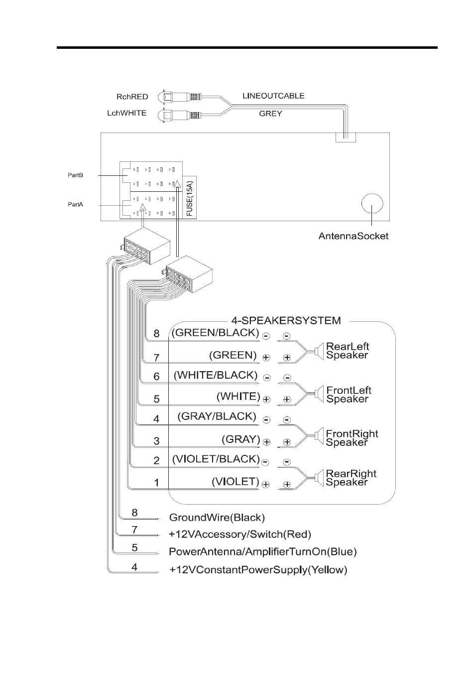 Draadverbindingen | Lenco CS-321 User Manual | Page 63 / 90