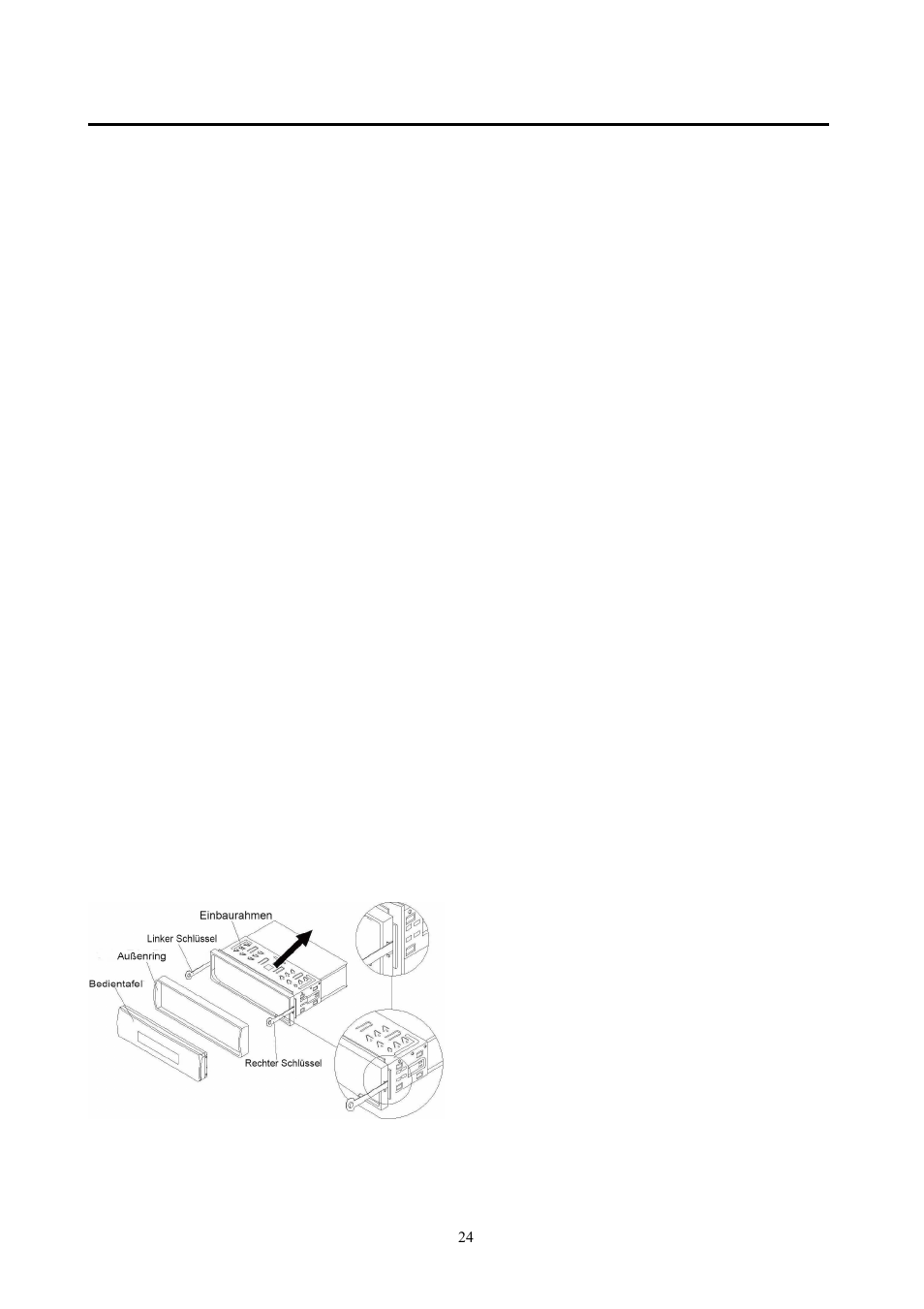 Einbau | Lenco CS-351 BT User Manual | Page 25 / 111