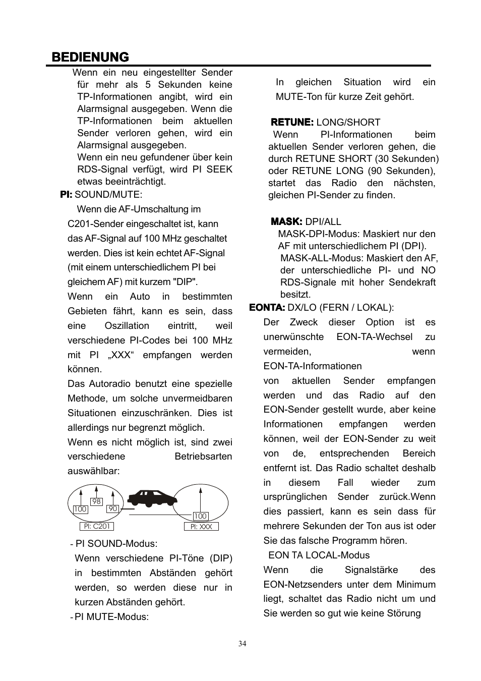 Bedienung | Lenco CS-351 BT User Manual | Page 35 / 111