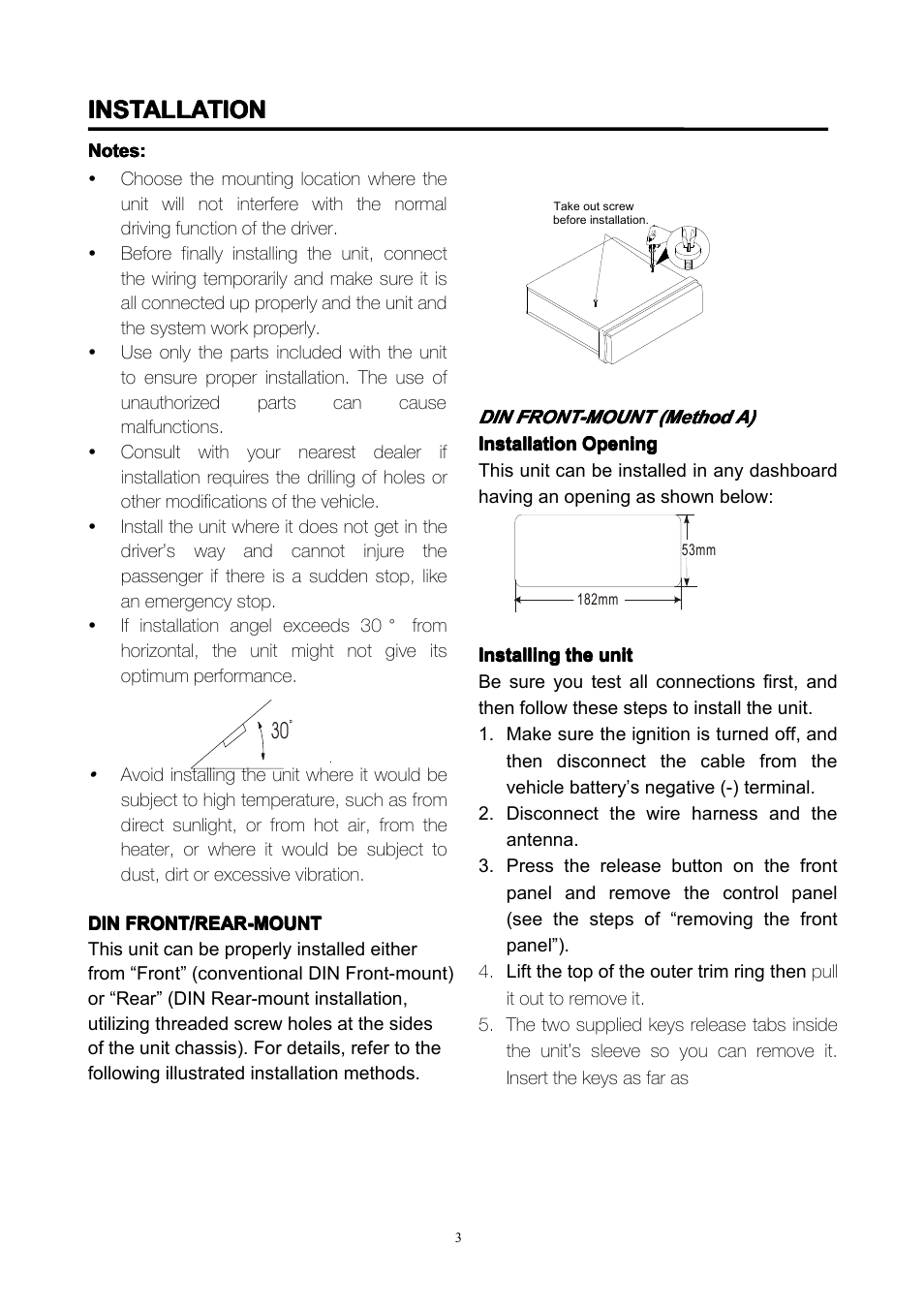 Installation | Lenco CS-351 BT User Manual | Page 4 / 111