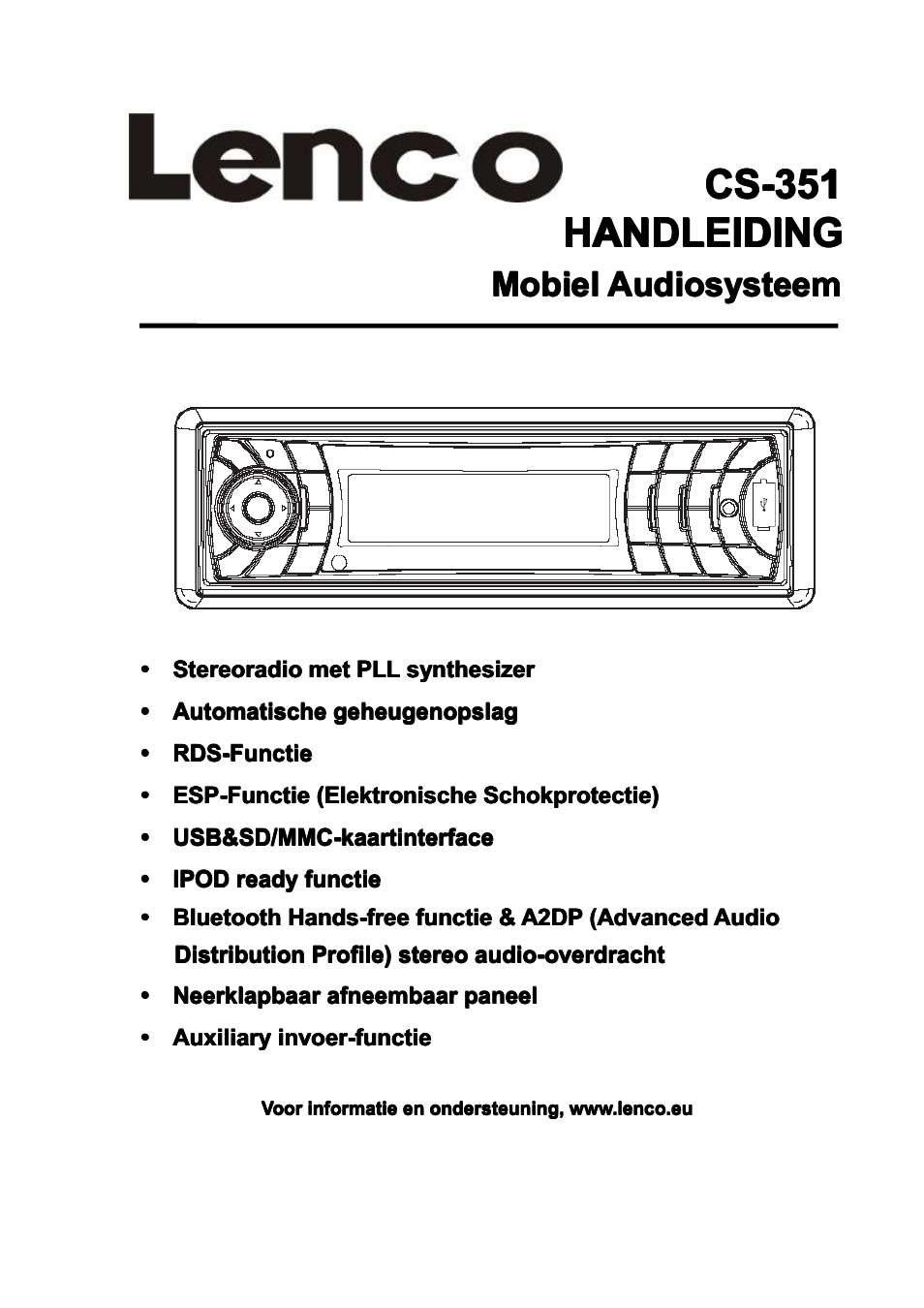 Cs-351, Mobiel | Lenco CS-351 BT User Manual | Page 47 / 111