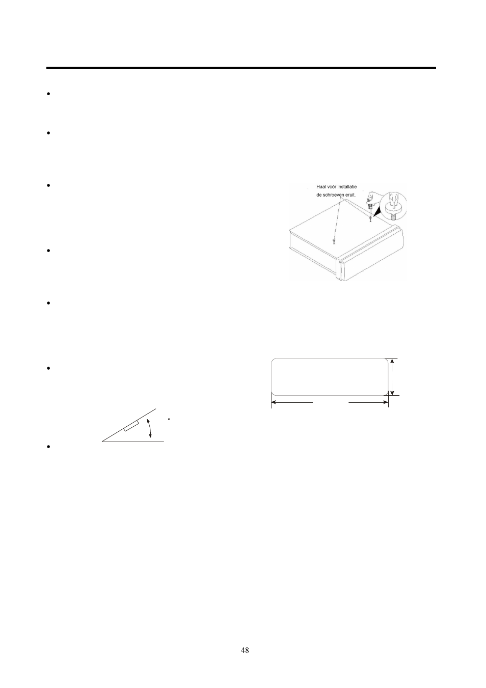 Installatie | Lenco CS-351 BT User Manual | Page 49 / 111