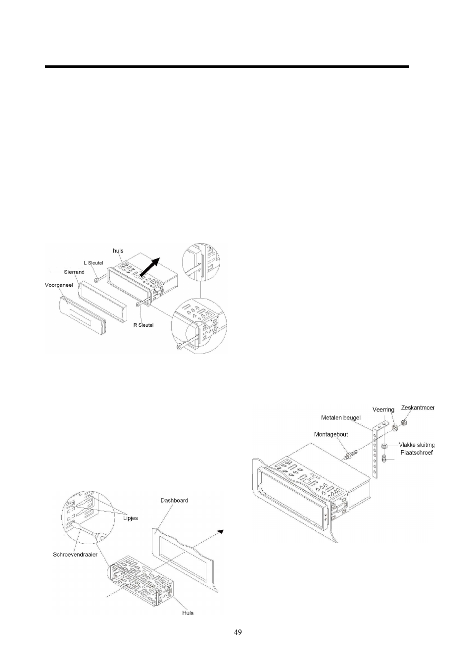 Installatie | Lenco CS-351 BT User Manual | Page 50 / 111