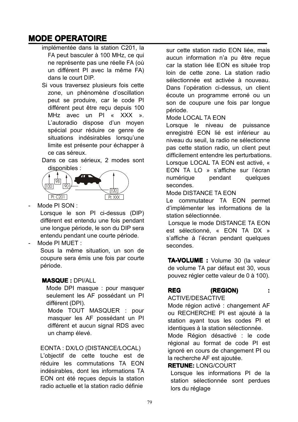 Mode | Lenco CS-351 BT User Manual | Page 80 / 111