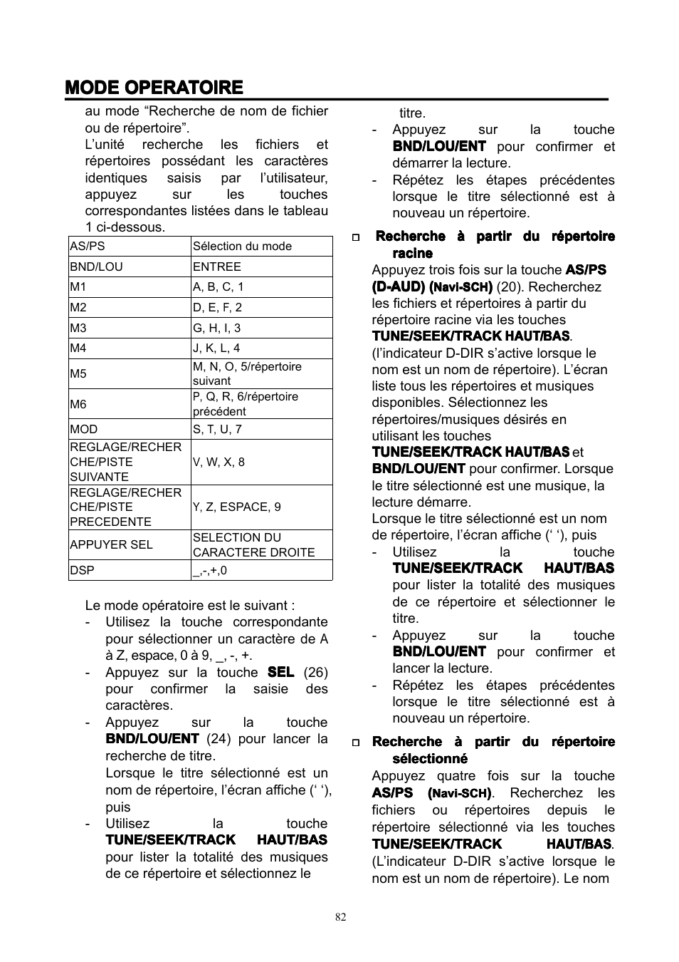 Mode | Lenco CS-351 BT User Manual | Page 83 / 111