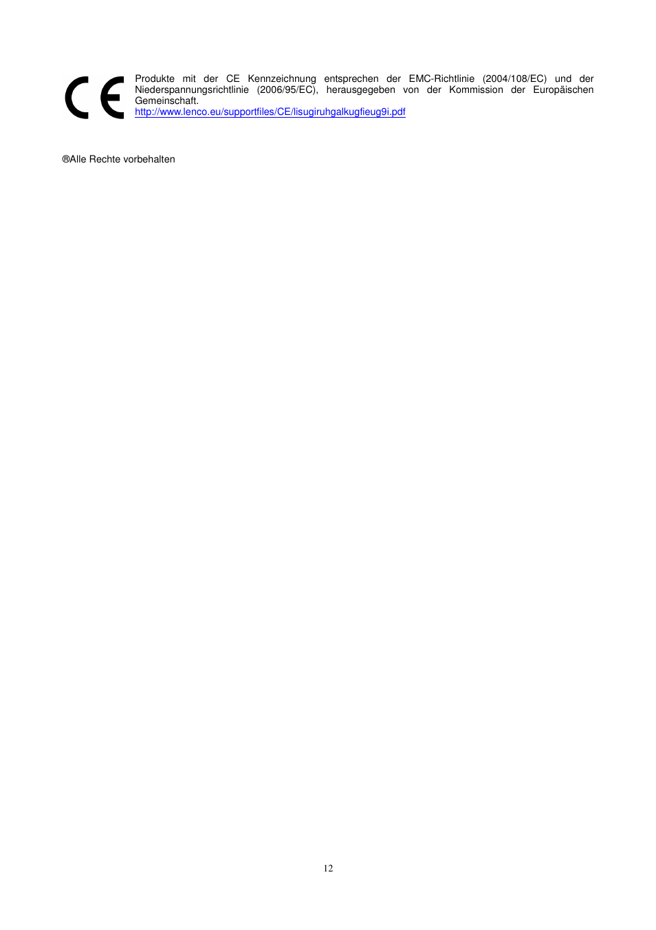 Lenco CS-410 User Manual | Page 13 / 34