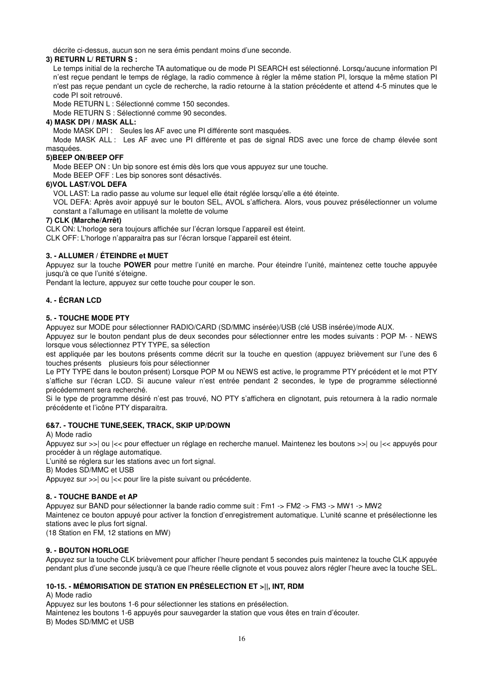 Lenco CS-410 User Manual | Page 17 / 34