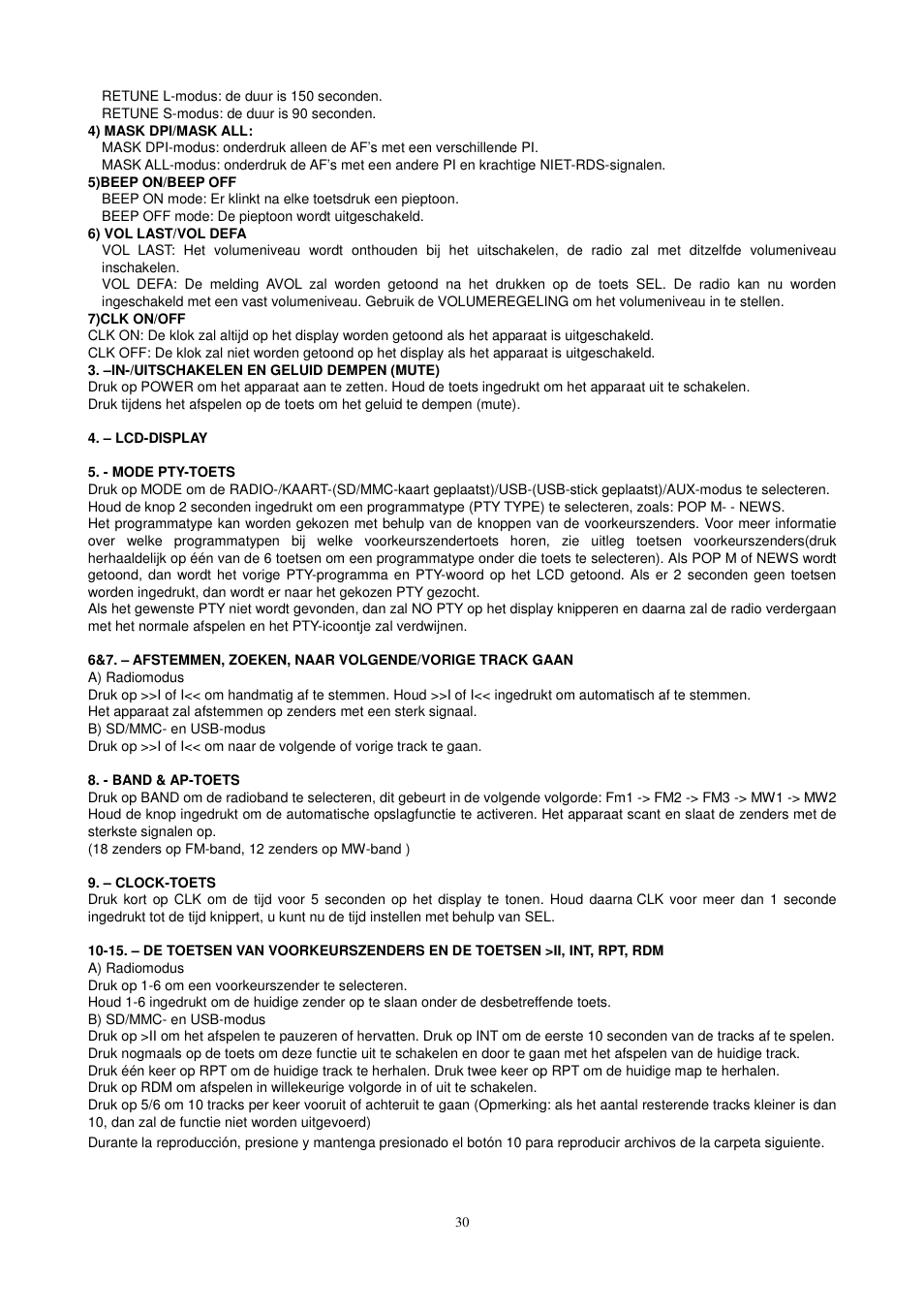 Lenco CS-410 User Manual | Page 31 / 34