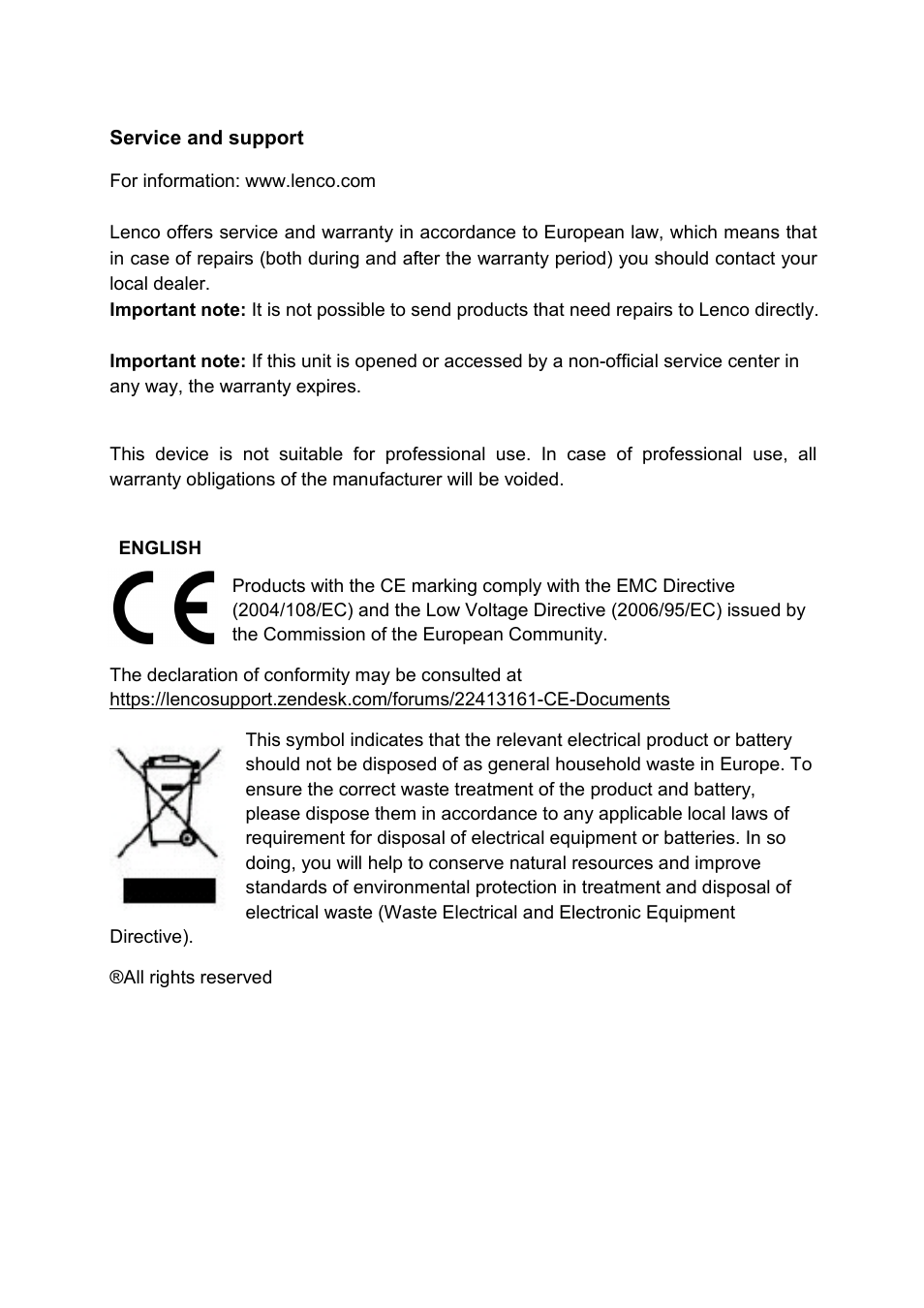 Lenco CS-420 User Manual | Page 15 / 80