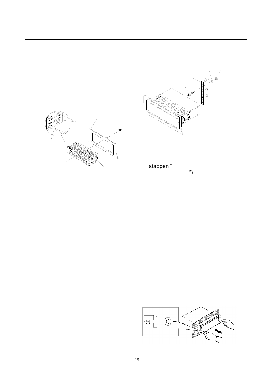 Installatie | Lenco CS-420 User Manual | Page 19 / 80