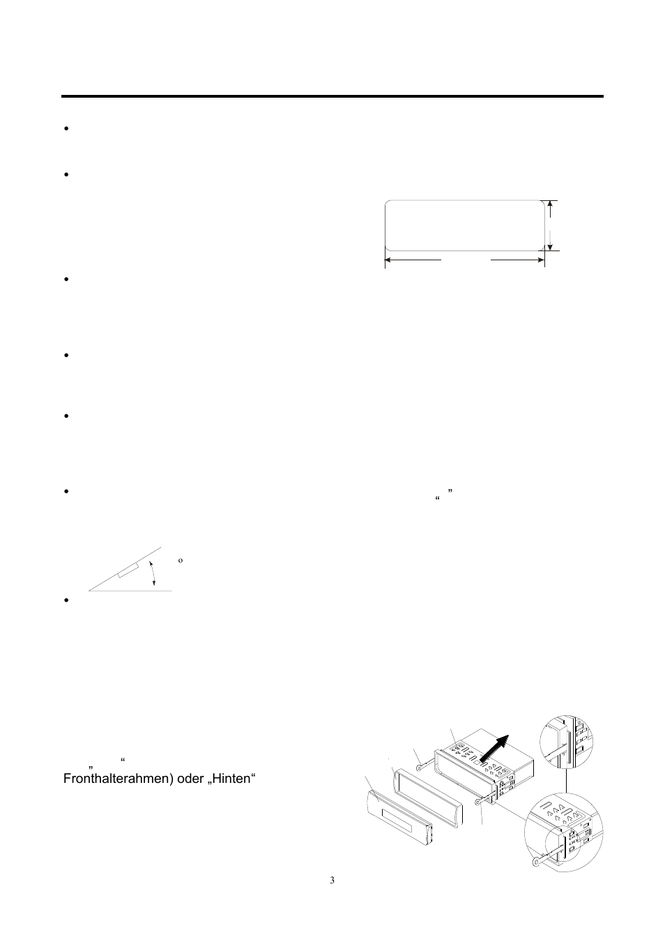 Einbau | Lenco CS-420 User Manual | Page 34 / 80