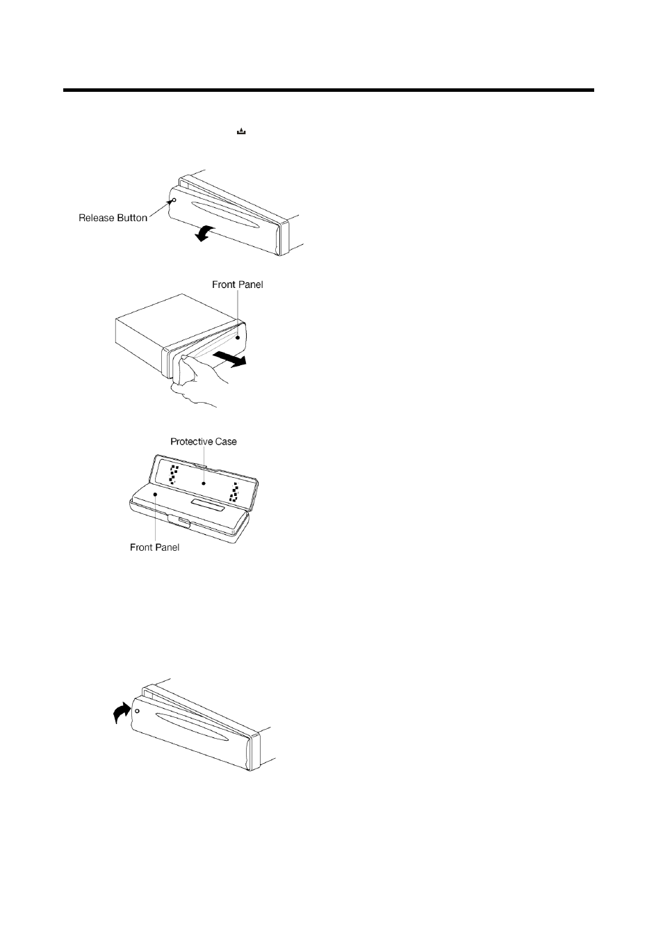 Using the detachable front panel | Lenco CS-420 User Manual | Page 6 / 80