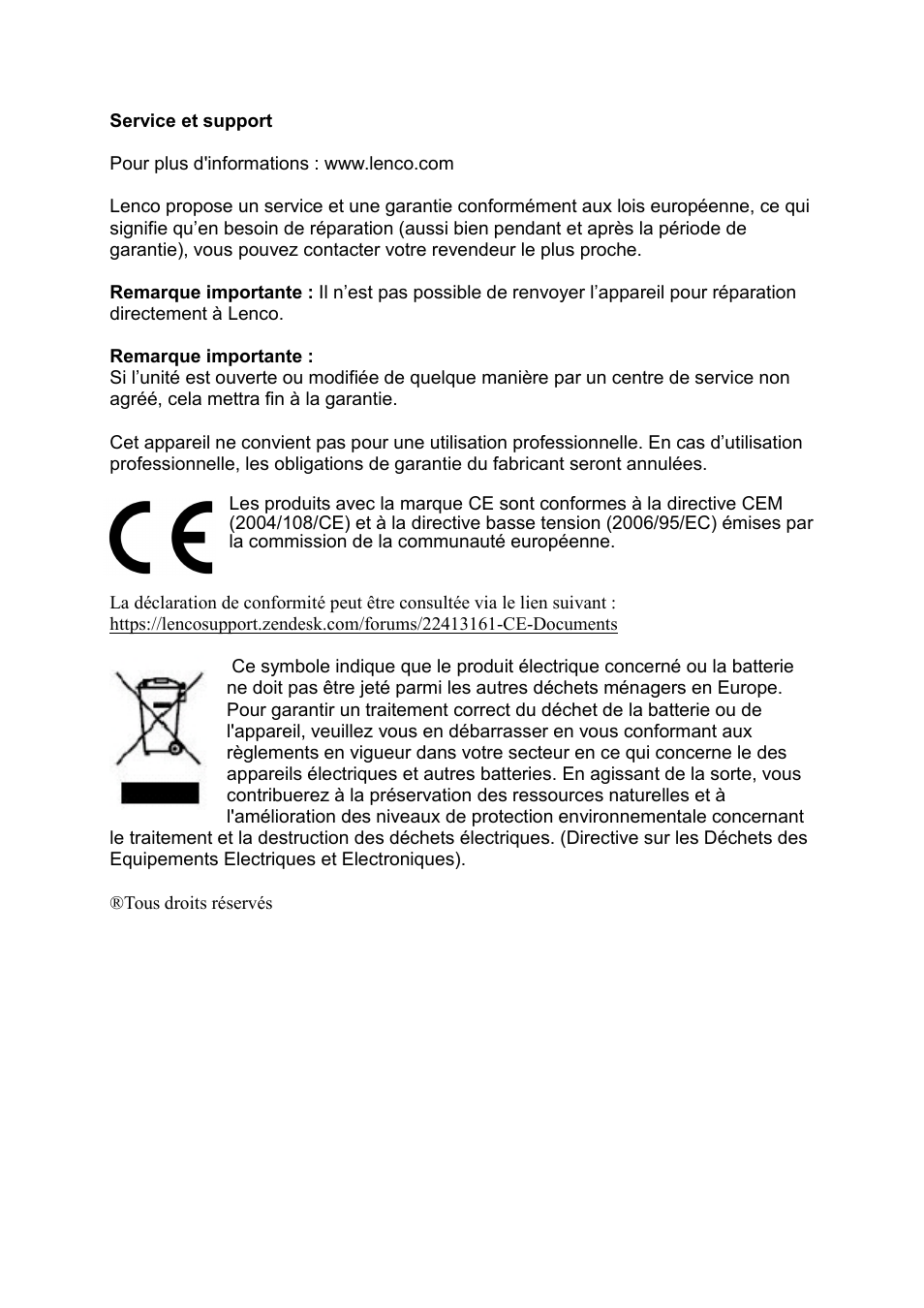 Lenco CS-420 User Manual | Page 63 / 80