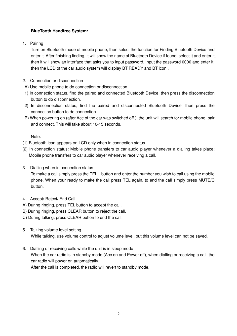 Lenco CS-430 BT User Manual | Page 10 / 71