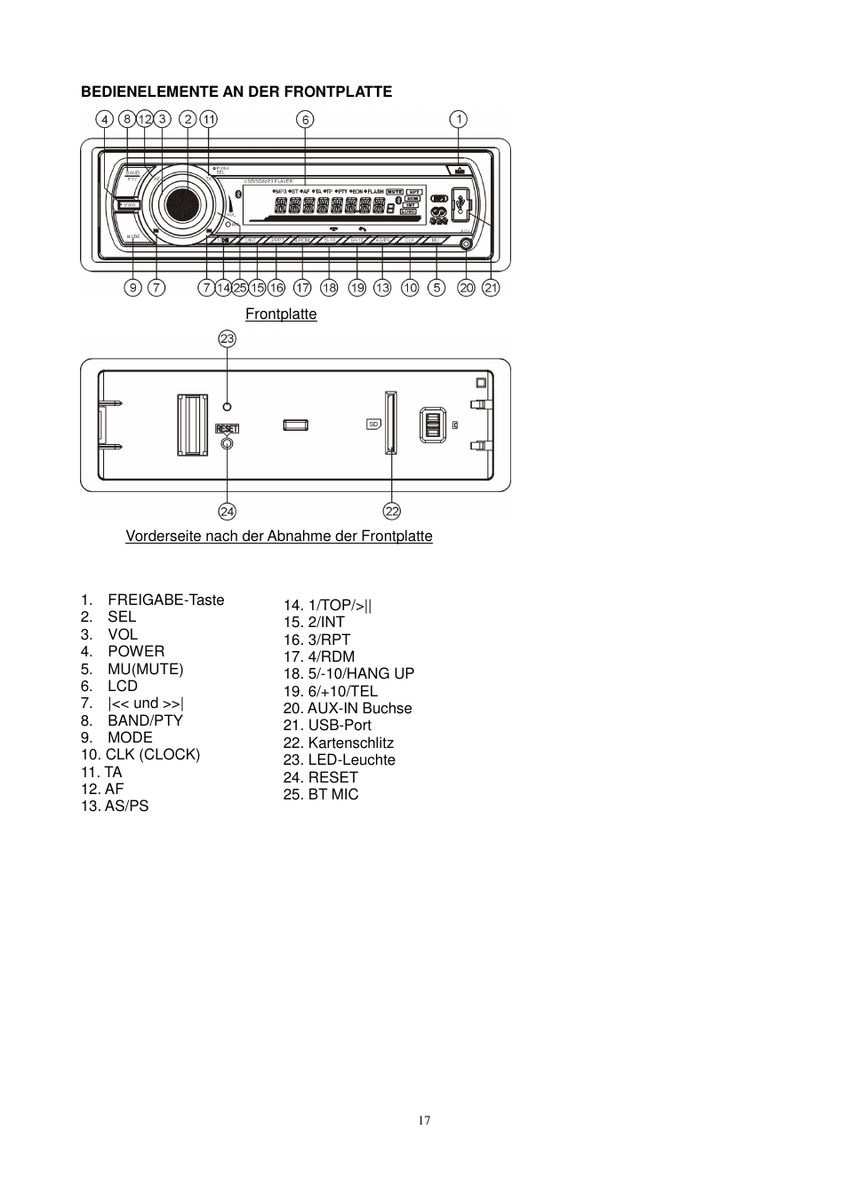 Lenco CS-430 BT User Manual | Page 18 / 71
